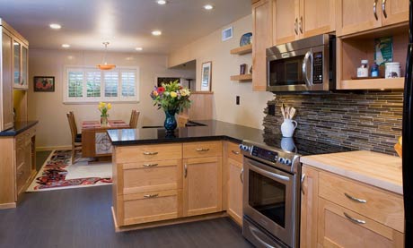 Kitchen Remodel, Hardwood Floors, Countertops, New Cabinets